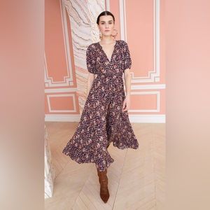 Ulla Johnson Claribel Dress in Midnight Floral, size 6